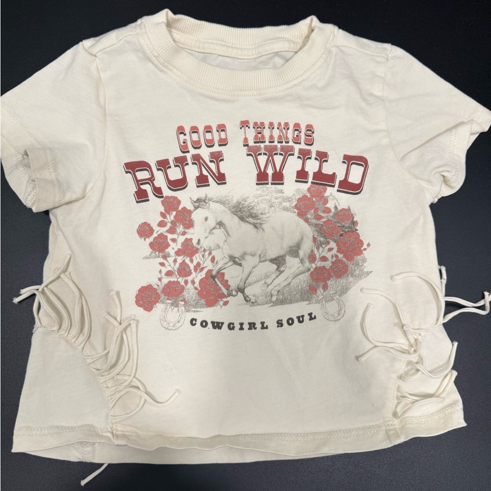 Shyanne Cream 'Run Wild' Kids T-Shirt